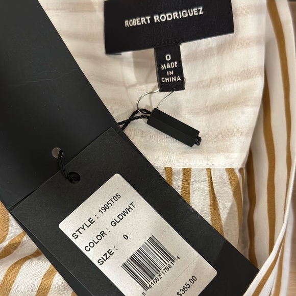 Robert Rodriquez spring striped top - Picture 3 of 4